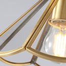 Glass Brass Ceiling Lights