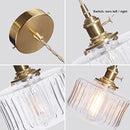Vintage Glass Pendant Light