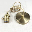 Vintage Glass Pendant Light