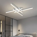 Industrial Minimalist Iron Living Room Semi Flush LED Ceiling Light