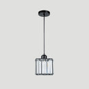 Modern Multi-Head Glass Kitchen Black Pendant Light