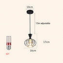 Crystal Pendant Light Shade Hanging Light for Hallway Kitchen