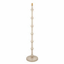 Carnival Floor Lamp Base Satin Almond White
