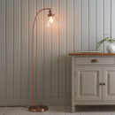 Chadderton Floor Lamp Aged Copper