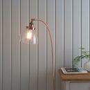 Chadderton Floor Lamp Aged Copper