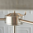 Chickerell 3 Floor Light Chrome & Natural