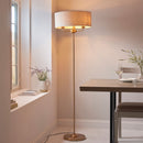Highclaire 3 Floor Lamp Vintage Brass