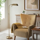 Pharm 1 Floor Antique Brass