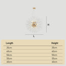 Modern Dandelion Chandelier Luxury Firework Pendant Light for Dining Room