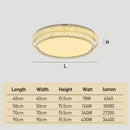 Modern Crystal Flush Mount LED Ceiling Lights for Living Room