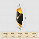Modern Spiral Creative LED Outdoor Wall Light