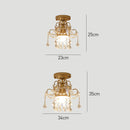 Modern Mini Crystal Ceiling Lights for Porch Hallway