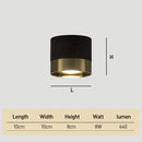 Small Led ceiling light for Hallway, D10cm