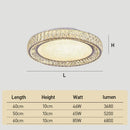 Luxury Crystal LED Ceiling Light Modern Round Chandelier for Living Room