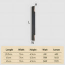 Set of 2 Up-and-Down IP65 LED Aluminum Outdoor Wall Lights
