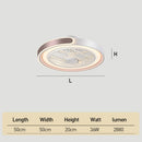 Modern LED Dimmable Ceiling Fan With Remote Light