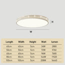 Modern Minimalist Round LED Ceiling Lights for Bedroom Hallway