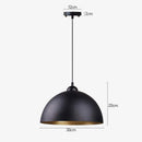 Retro Dome Black Kitchen Island Pendant Lights