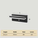 Modern ABS Led Solar Sensor Outdoor Wall Lights for Hallway Patio Porch