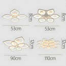 Nordic White Acrylic Shade LED Ceiling Light For Living Room