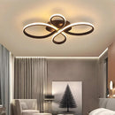 Modern Atmospheric Bow Metal LED Ceiling Light For Living Room