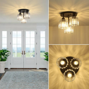 Modern Black Hallway Flush Ceiling Lights