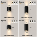 IP65 Black Square LED Outdoor Wall Lights