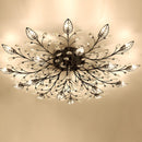 Classical Semi-flush Crystal Ceiling lights for Living Room