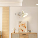 Retro Capsule White Swing Arm Wall Lamp