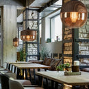 Retro Brown Organic Dining Room Pendant Lights