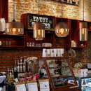 Retro Brown Organic Dining Room Pendant Lights