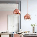 Modern Simple Colorful Glass Hanging Lamp