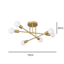 Multi-Heads Creative Iron Bedroom Ceiling Lights