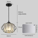 Luxurious Gold Crystal Hallway Ceiling Light