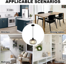 Crystal Light Fitting, Semi Flush Hallway Lights