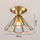 Glass Brass Ceiling Lights