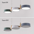 Modern Dining Rooms Cylinder Multi Light Pendant