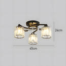 Modern Black Hallway Flush Ceiling Lights
