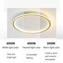Minimalist living room Round Low Ceiling Light