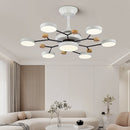 Scandinavian Led Bedroom Ceiling Fan Light