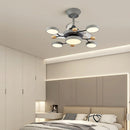 Scandinavian Led Bedroom Ceiling Fan Light