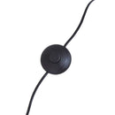 Abira Nickel And Black Marble Floor Lamp