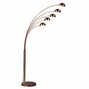 Zeus 5 Arced Lights Floor Lamp