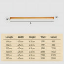 Modern Long Strip Wood LED Wall Lamp